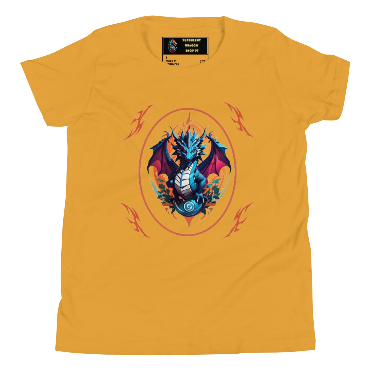 Camiseta juvenil com mangas curtas