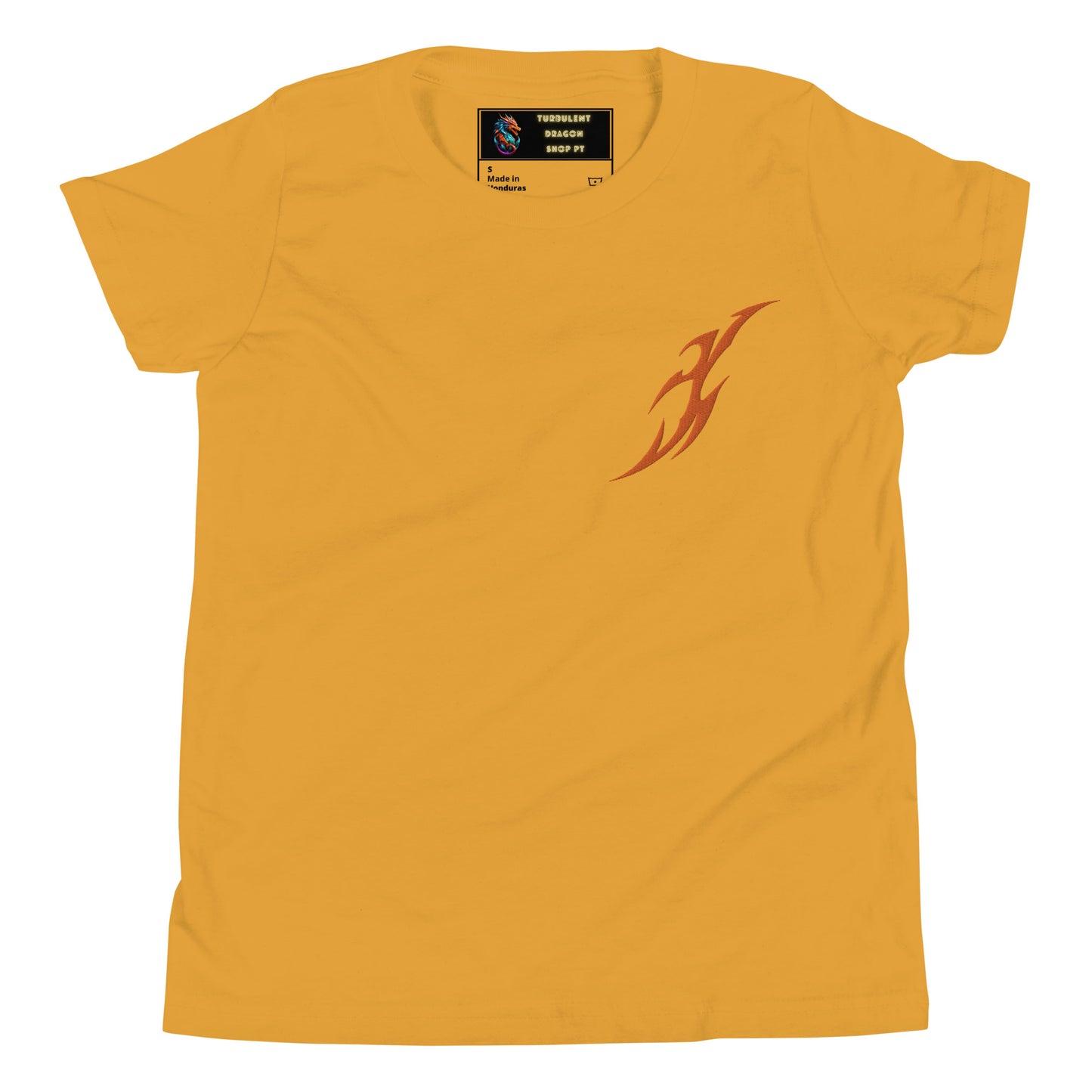 Camiseta juvenil com mangas curtas