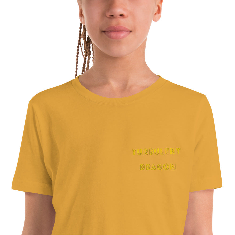 Camiseta juvenil com mangas curtas