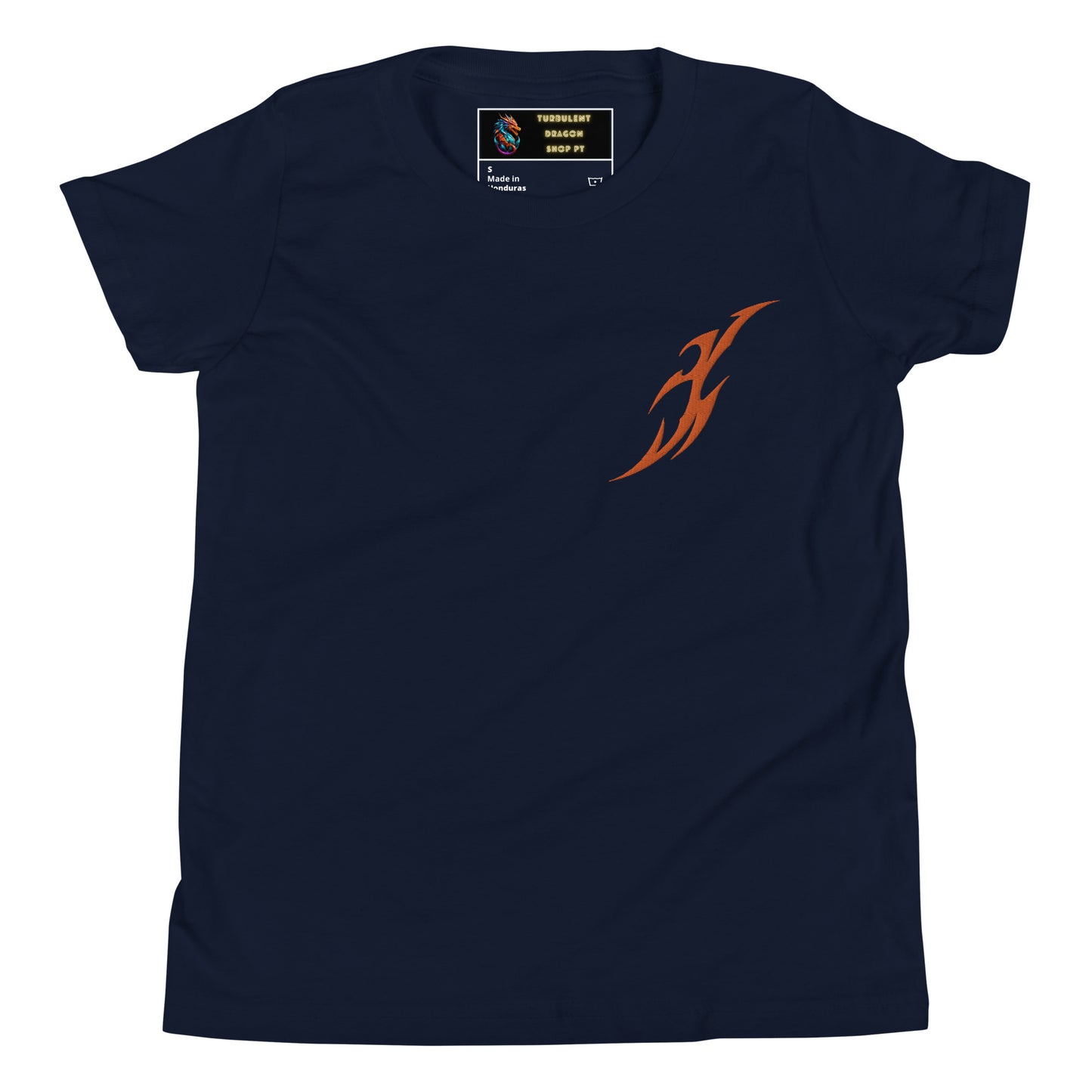 Camiseta juvenil com mangas curtas