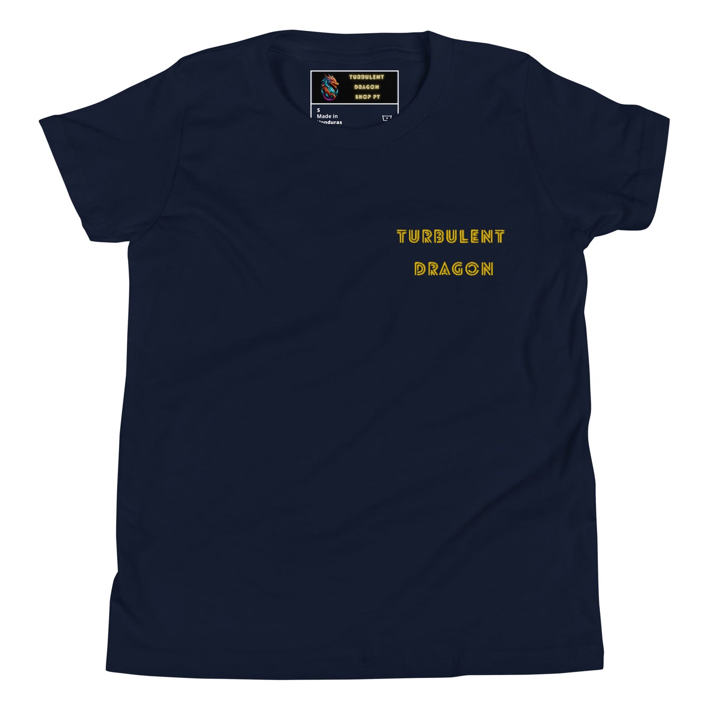 Camiseta juvenil com mangas curtas