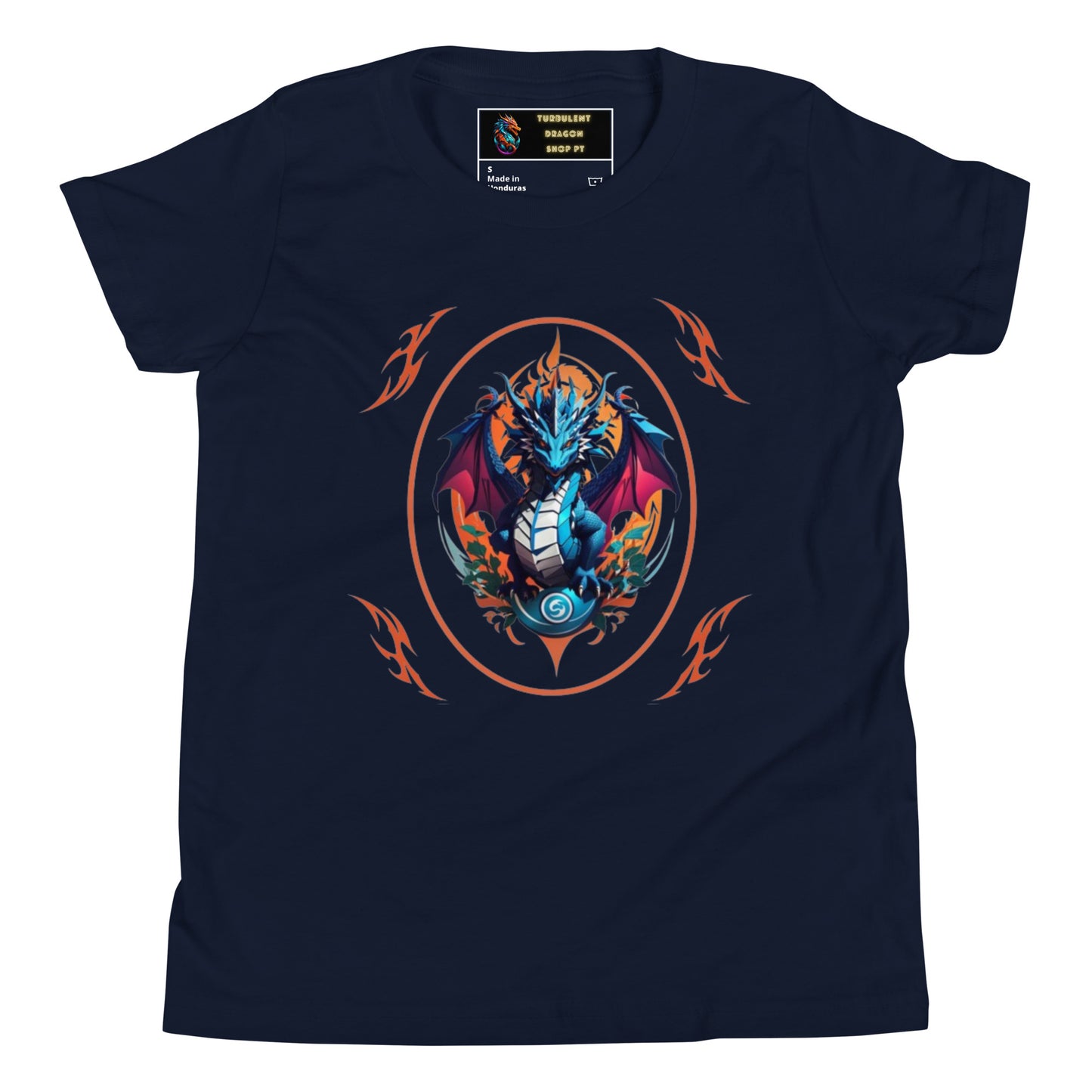 Camiseta juvenil com mangas curtas