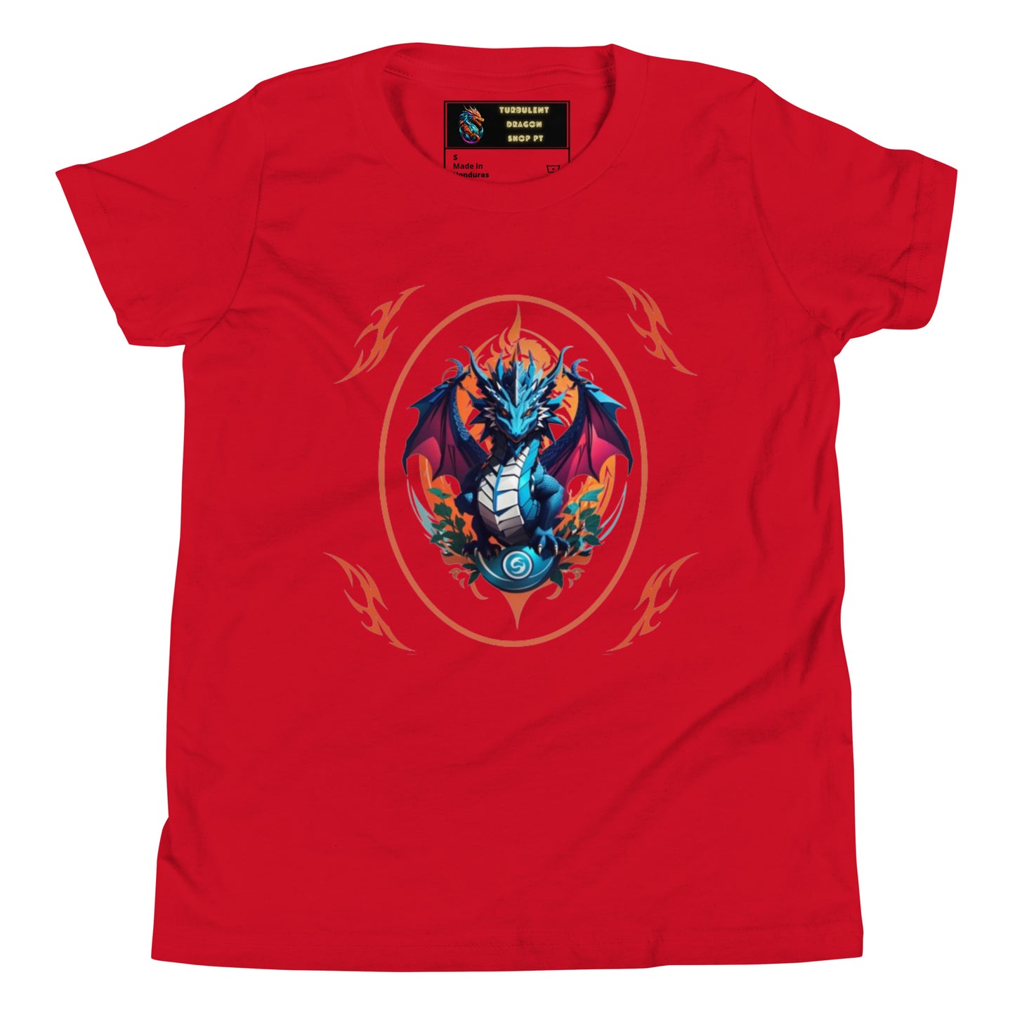 Camiseta juvenil com mangas curtas