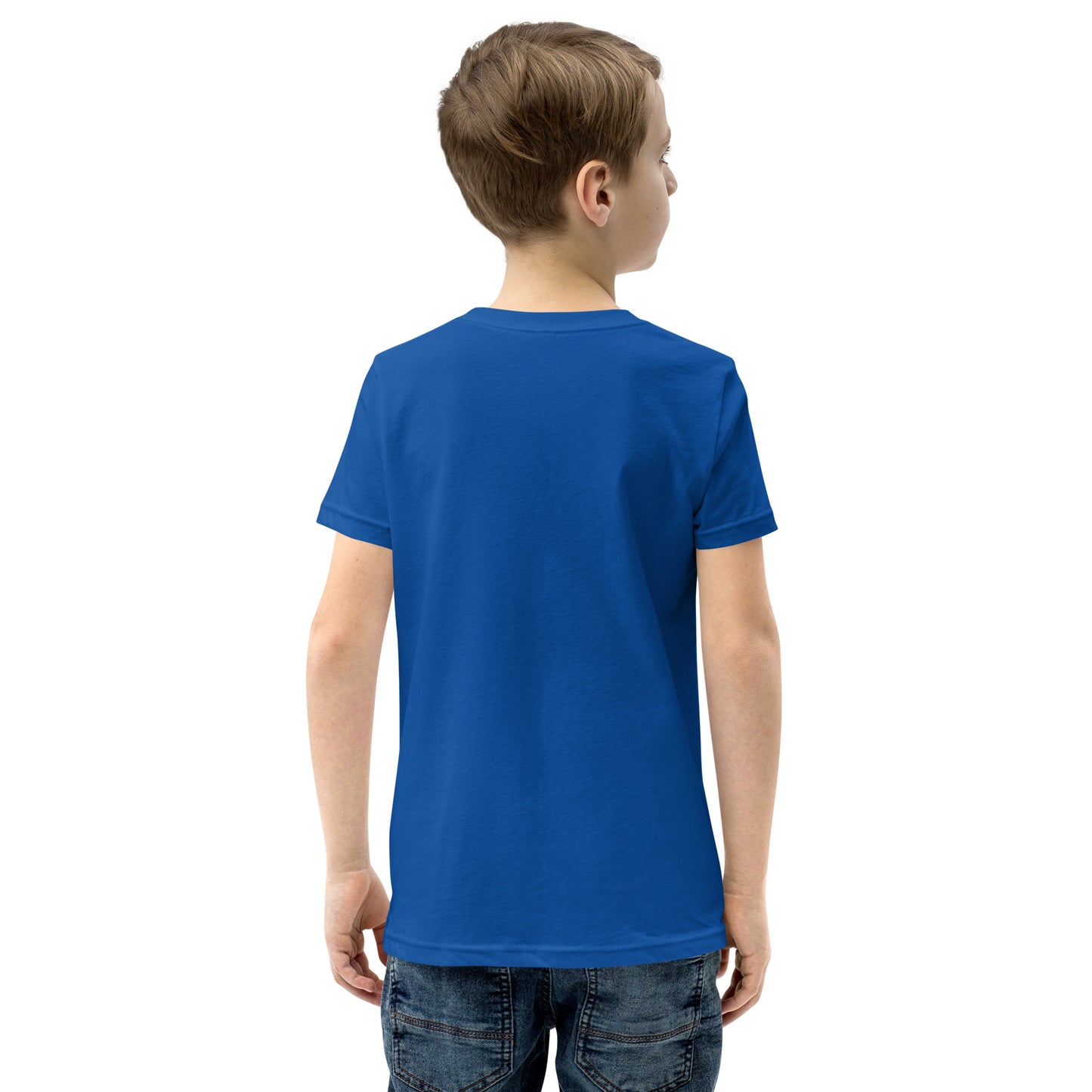 Camiseta juvenil com mangas curtas