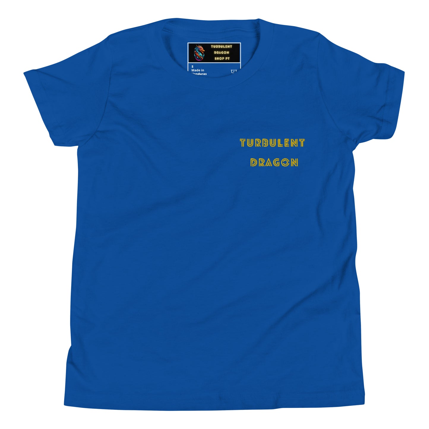 Camiseta juvenil com mangas curtas