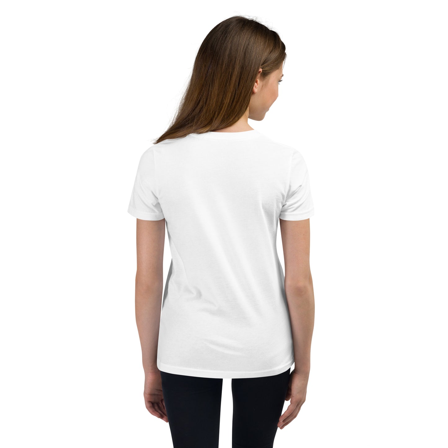 Camiseta juvenil com mangas curtas