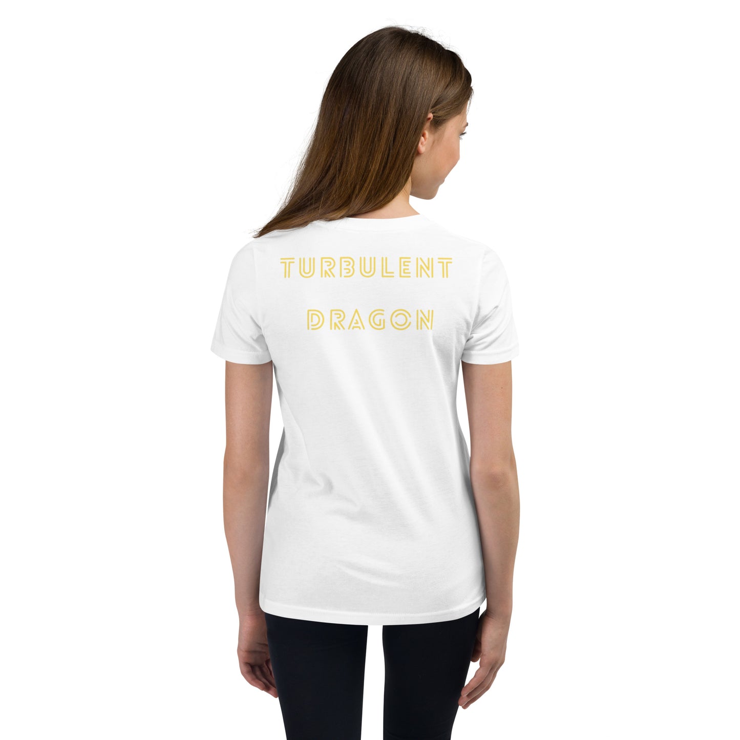 Camiseta juvenil com mangas curtas
