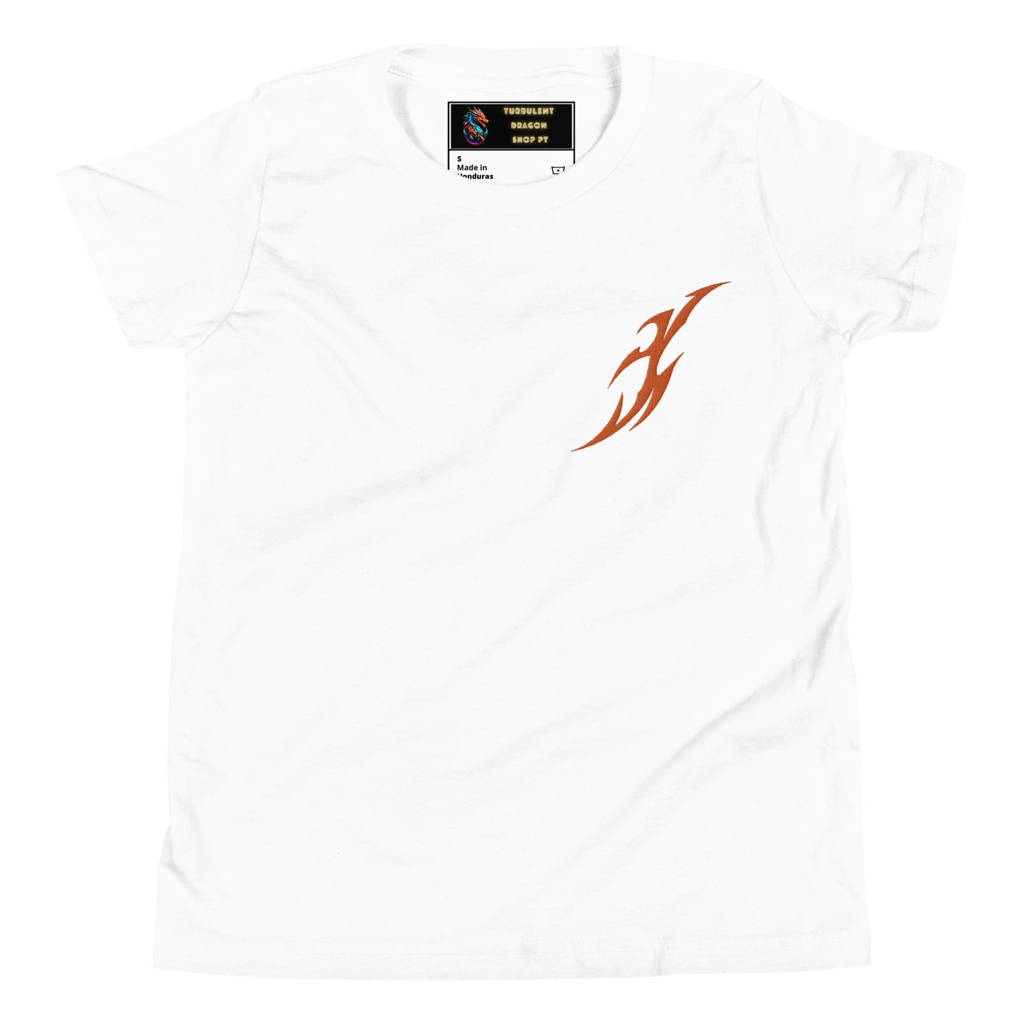Camiseta juvenil com mangas curtas