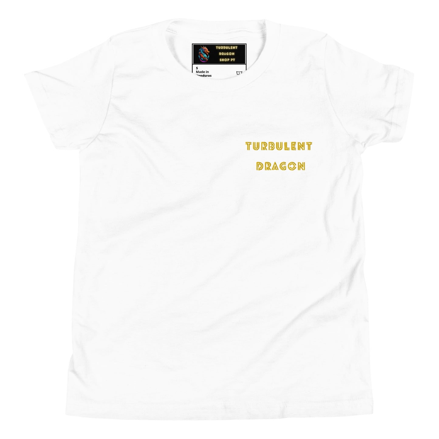 Camiseta juvenil com mangas curtas