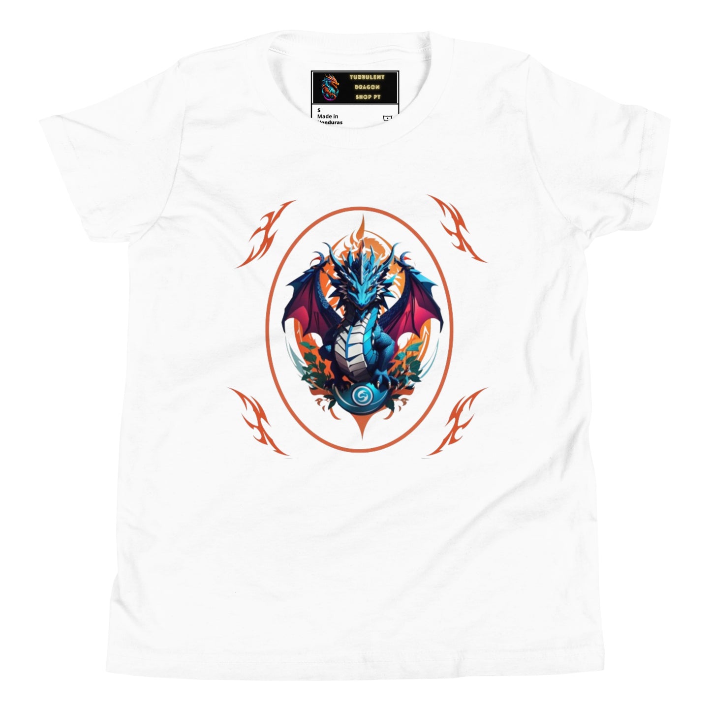 Camiseta juvenil com mangas curtas