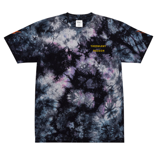 Camiseta tie-dye oversize