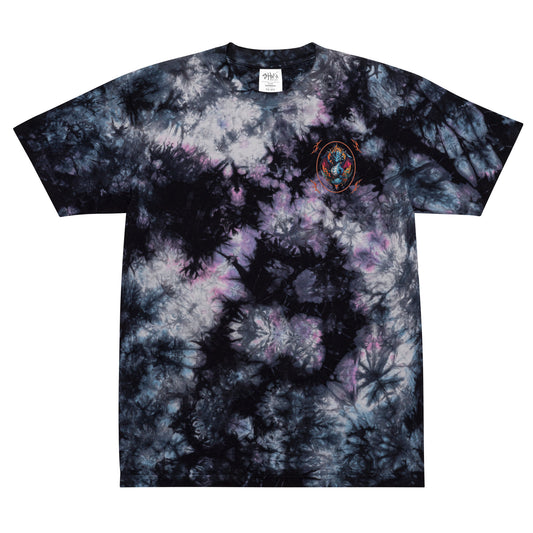 Camiseta tie-dye oversize