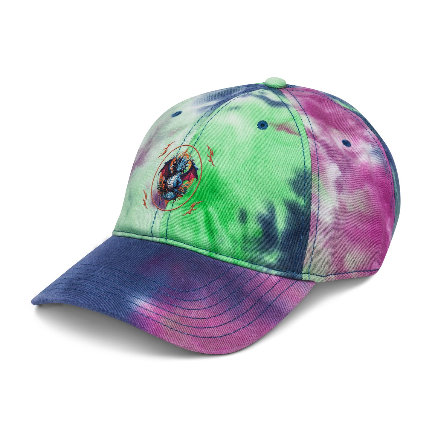 Chapéu tie-dye